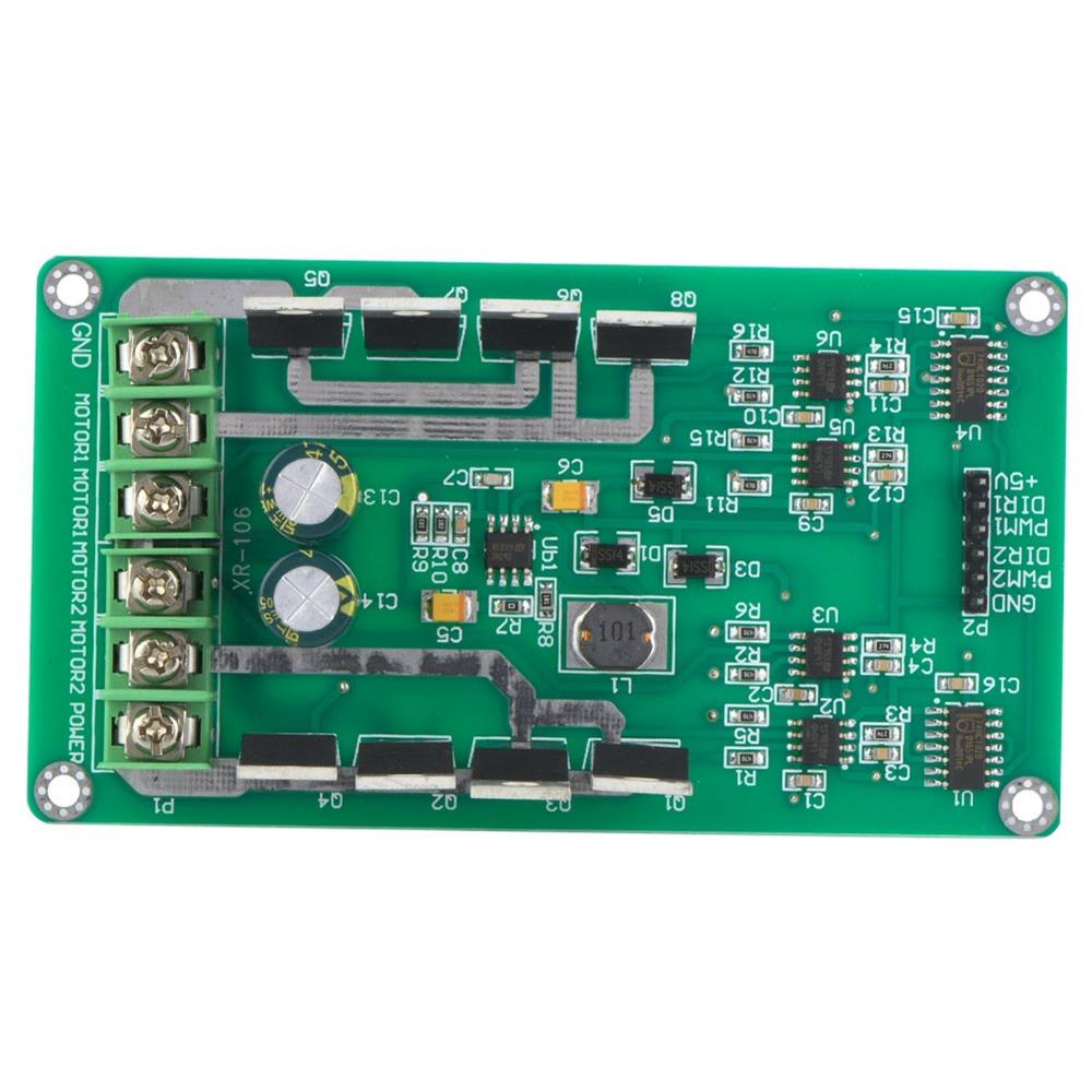 3-36V Dual-Motor-Treiber-Modulplatine 10A Spitzenstrom 30A H-Brücke DC DIY Elektronik