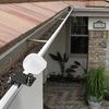 Weatherproof Solar Panel Camera Holder for Gutter Installation Crafted of Lightweight Aluminum Alloy Security Monitoring