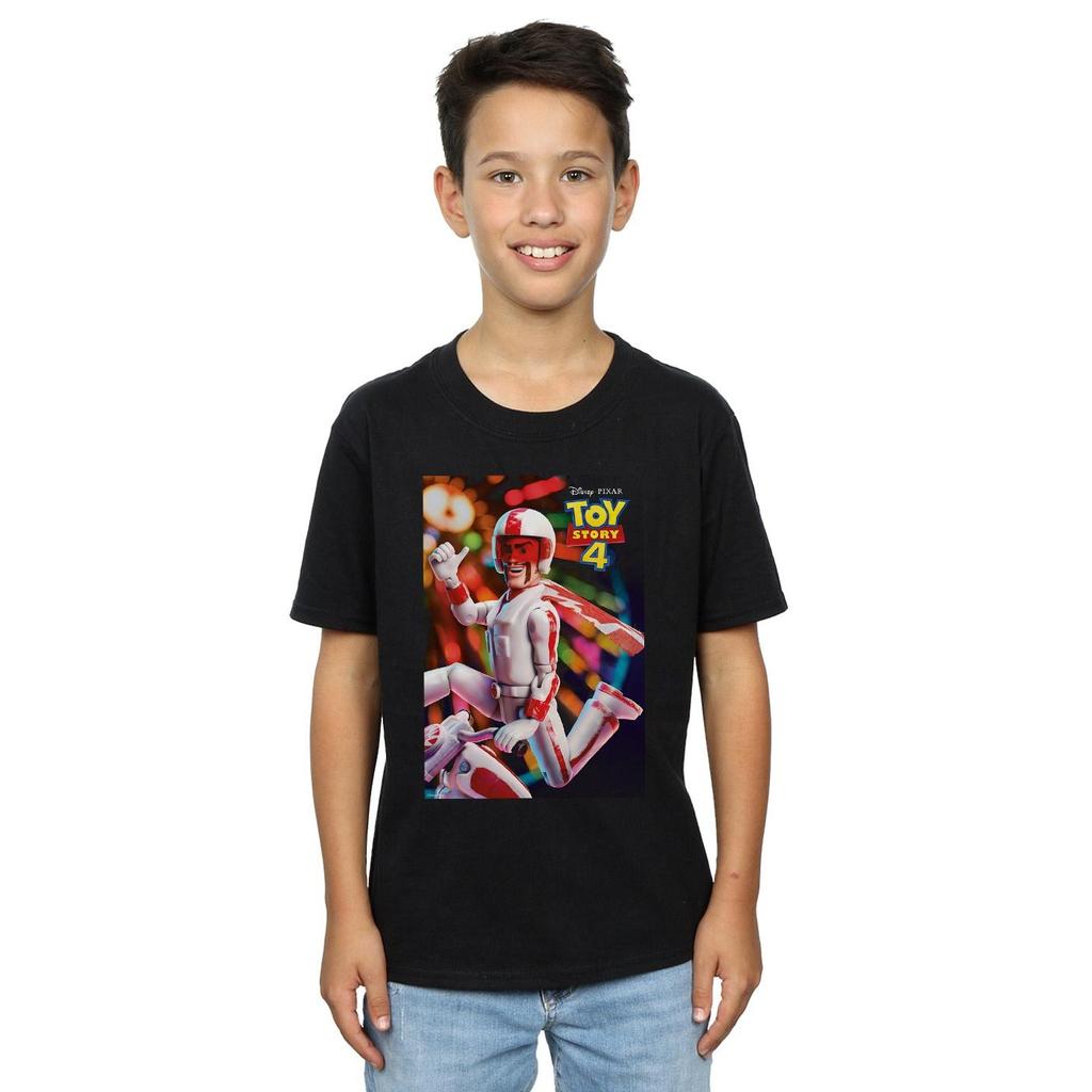 Disney Boys Toy Story 4 Duke Caboom Poster T-Shirt