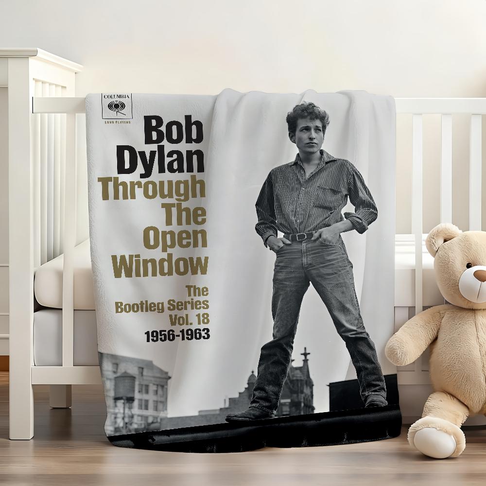 Singer Singer Bob Dylan Blanket Soft and Skin Friendly For Couch Bed Napping Bedspread All Seasons Comforter