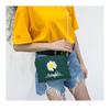 School Opening Must Have Small Daisy Printed Backpack Large Capacity Student Canvas Book Bag Korean Version Girl Four-piece Knapsack Set