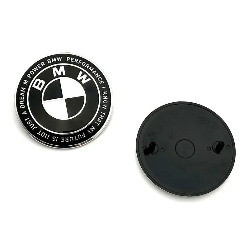 

BMW ABS 74mm 82mm Car Front Hood Badge Logo Rear Trunk Emblem E46 F10 F30 E39 E36 F20 E87 G20 G30 X1 X3 X5 Car Accessories 82mm