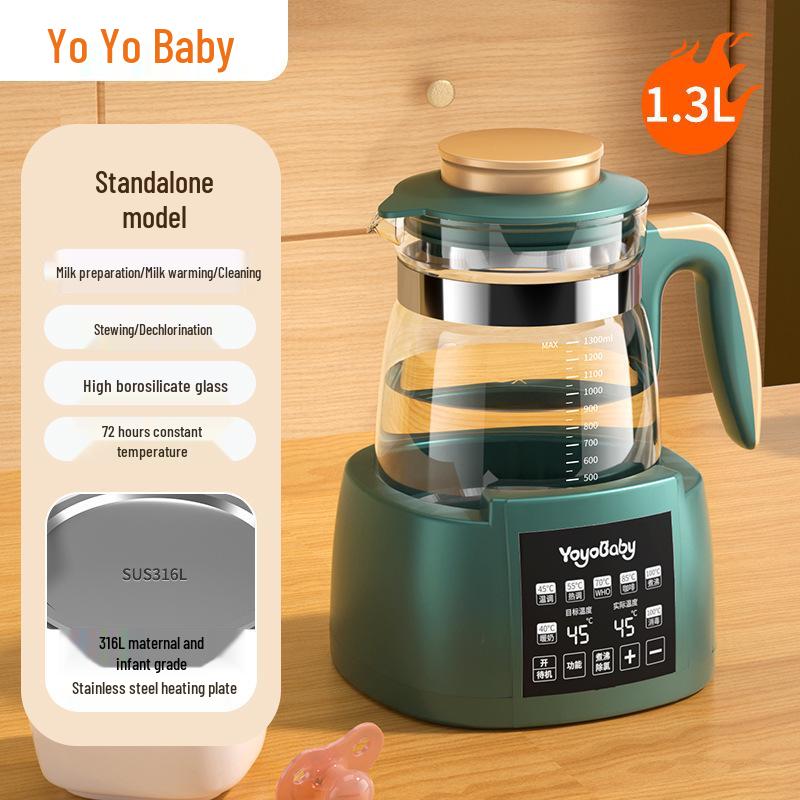New Model Electric Kettle: Constant Temp Glass Tea Maker & Insulated Kettle