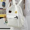 Schoolbag Korean version ins Fresh and sweet backpack female junior high school student backpack Mori cartoon bear casual backpack