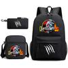 ONE PIECE heat transfer schoolbag primary school student printed backpack large capacity backpack backpack pencil case