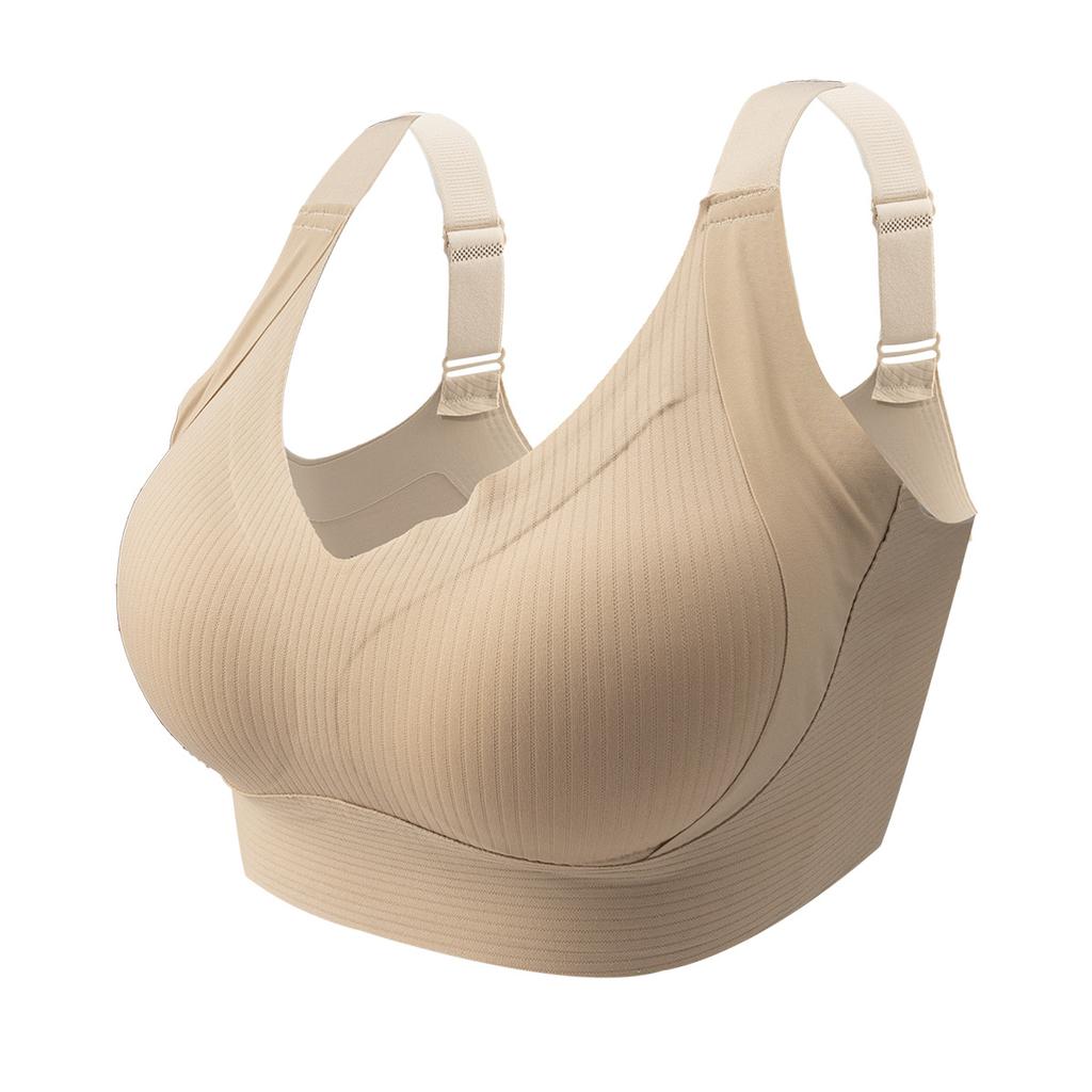 Soutiens-gorge sans fil pour femmes Push Up Bralette Soutien-gorge de tous les jours à bon maintien Couvrance totale Confort Soutien-gorge T-shirt Bretelles larges Soutiens-gorge de nuit pour femmes Soutien-gorge doux