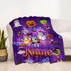 Christmas Friends Personalized Name Blanket Gift Personalized Blanket Comfortable Suitable for Couch Home Decor Livingroom Nap for All Occasions