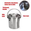 5L 220/110V Stainless Steel Milker For Farm Cows Goats Vacuum Pump Bucket Pasture Cow Sheep Milker Electric Milking Machine