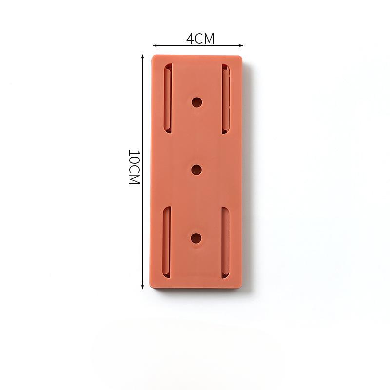 Power Strip Fixator Self-adhesive Wall-mounted Socket Seamless Storage No Need for Drilling Power Strip Socket Wall-mounted Wire Clip