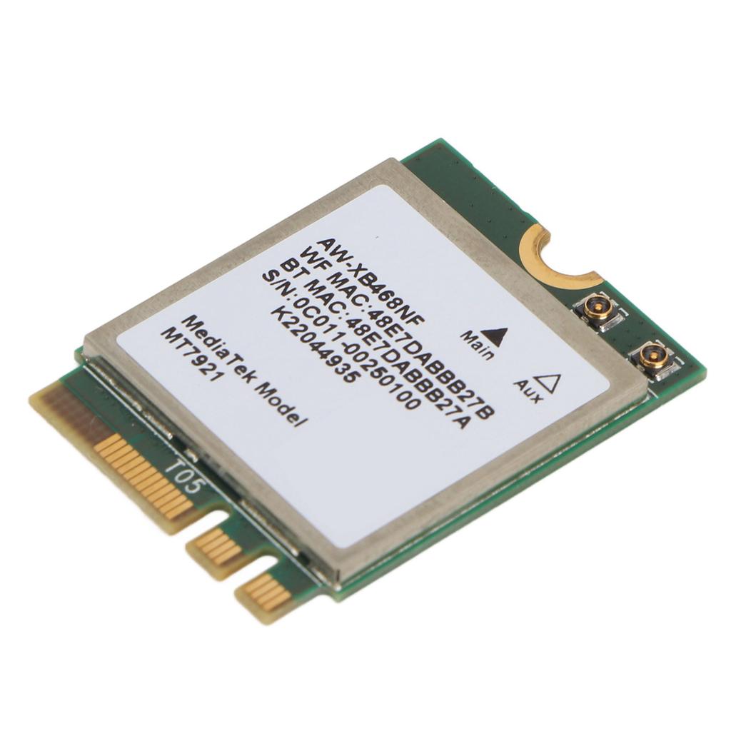MT7921 NGFF M.2 Network Card 1800Mbps 2.4Ghz 5Ghz Dual Band WiFi Wireless Card for Windows 10 11