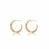 European and American Silver Needle Zircon Twisted C-shaped Stud Earrings Retro Fashion Exquisite Earrings Light Luxury High-end Earrings Women