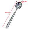 Beautiful Tea Coffee Spoon High-Capacity Stainless Steel Silver Fruit Dessert Cake Fork Christmas Kitchen Cutlery