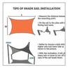 Waterproof Sun Shade Sail Canopy Rectangle Uv Block For Outdoor Patio, Garden And Yard Activities 25-26