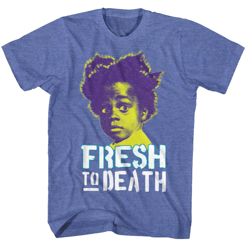 Little Rascals 1950 TV Show Big Afro Buckwheat Fresh To Death Men T Shirt XXXXL