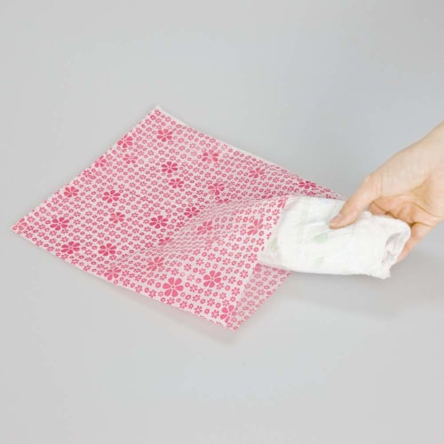 Azuma Industrial Toilet Disposal Bags for TK Toilet Boxes, Flower, 50 Count, 26 X 29 Cm, Hard To See Contents When Discarding