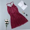 Women Sexy Satin Sleepwear Babydoll Lingerie Nightdress Pajamas