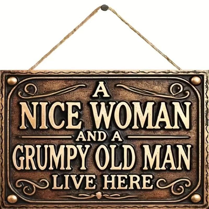 

Vintage Metal Wall Art Sign 20x30cm Retro Home Decor