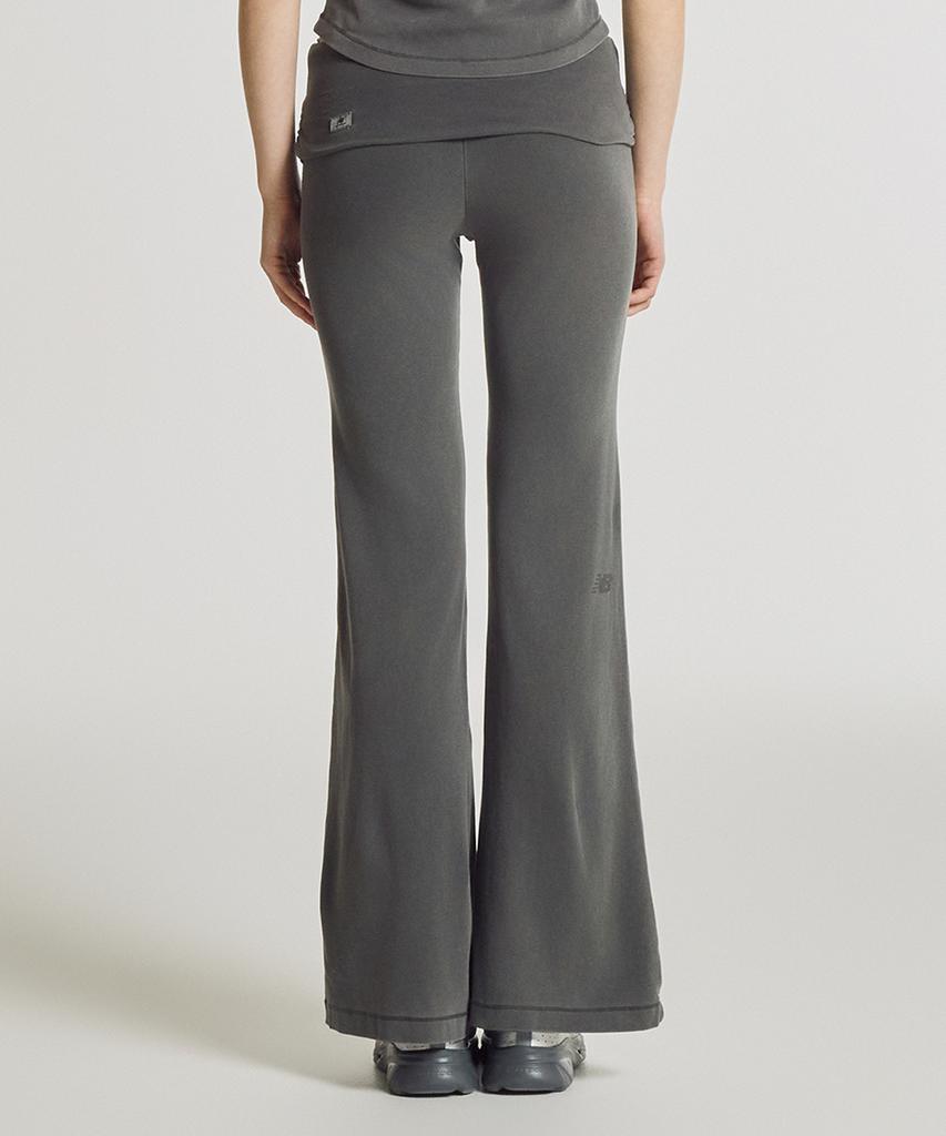 Nyuballanseu Nbmlg2W472 / Women Fitted Folded Flare Pants (Dyeing Charcoal)