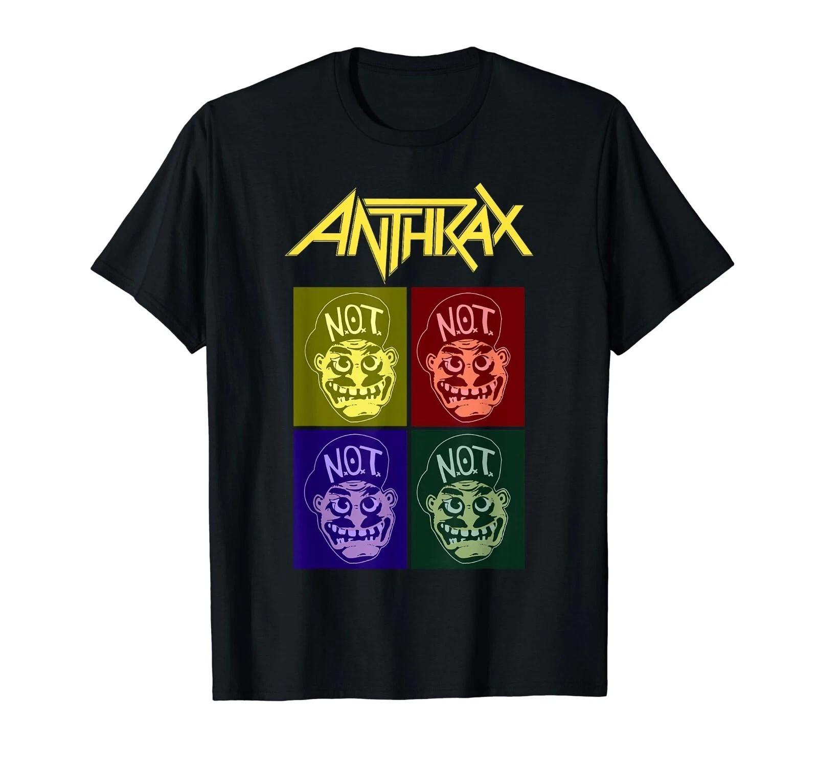 Новая эксклюзивная футболка Anthrax Not Man Pop унисекс S-4XL 4XL