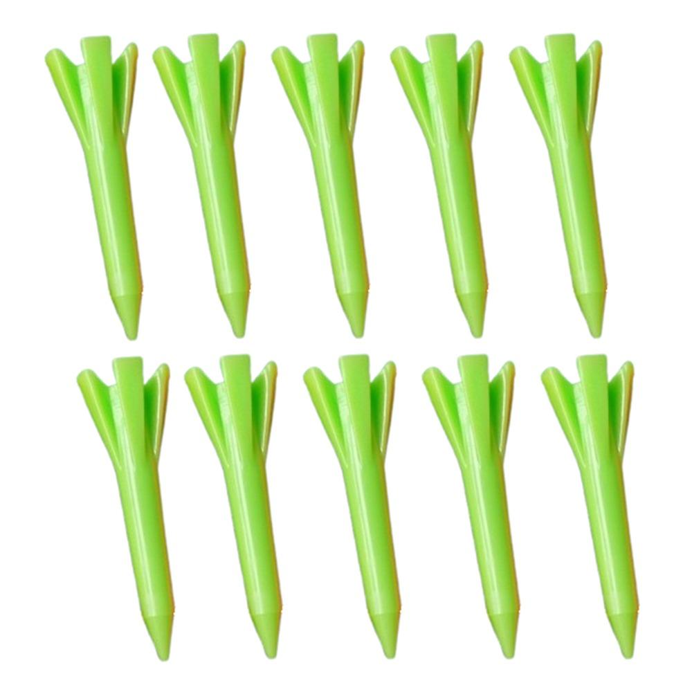100Pcs Durable 38mm Golf Tee Set Plastic Reduced Friction Golf Ball Holder Unbreakable 5 Prongs Head Golf Seats Golf Accessories