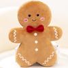 18cm 50cm Schattige Kerst Peperkoekman Pluche Speelgoed Chocolade Koekje Pop Kerstboom Decoratie Kerst Hanger Cadeaus Knuffelbaar Gevuld Pluizig Knuffelbaar Kawaii Comfort