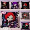 Cartoon RRuby Gloom Cushion Cover Natural Linen Pillow Case DoubleSided Print Decorative Sofa Pillowcase Home Decor Gift