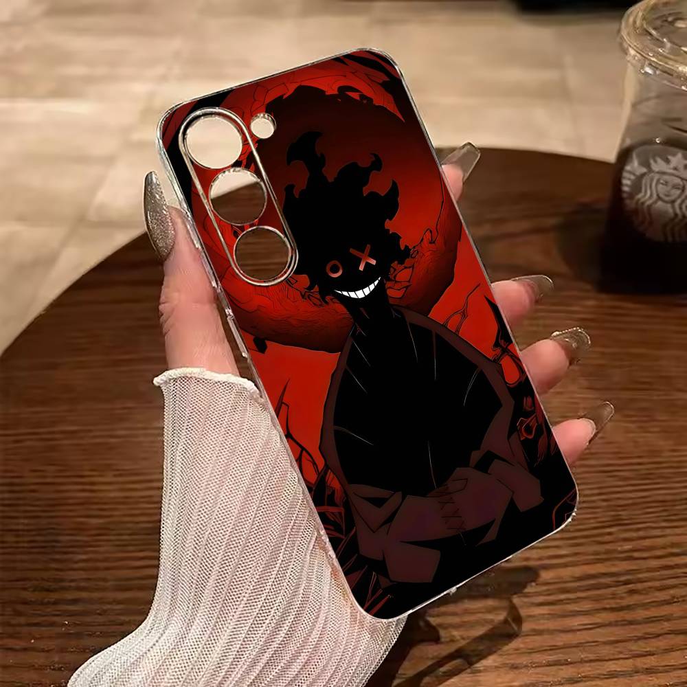 

Shonen anime -Fire- Force Clear Phone Case for Samsung Galaxy A71, A70, A52, A51, A40, A30 Samsung a40