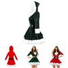 Cozy Santa Claus Christmas Costume For Women Featuring Breathable And Warm Material