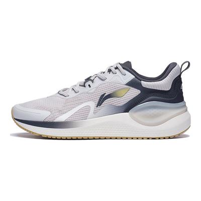Easy Fit Soft Rebound Cool Slip Resistant Durable Breathable Lightweight Low Top Running Shoes Men Sneakers Gray ARST081-2