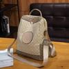 Nový slavný dámský batoh s retro potiskem Batoh Velkokapacitní Cestovní batoh Splash Vysoce kvalitní školní taška přes rameno z PU kůže