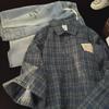 Men's Vintage Plaid Short-Sleeve Summer Shirt – Retro Casual Style