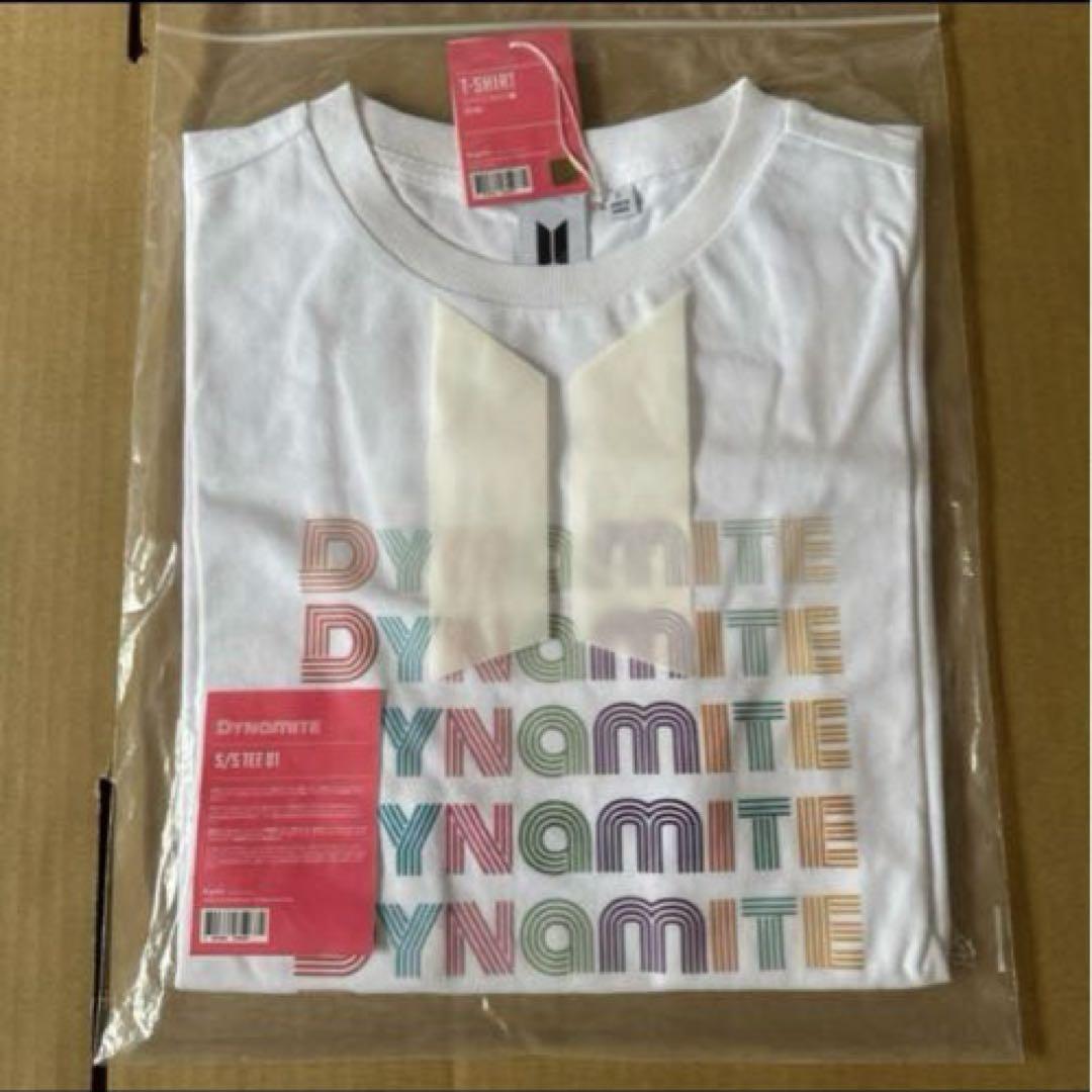 

[USED] BTS Dynamite T-shirt Size F White