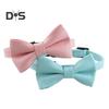 Cat Collar Adjustable Faux Leather Bowtie Pet Collar for Kitten Cats And Puppy Graduation Wedding Birthday Pet Party Collar with Copper Bell