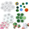 7-Cavity 9-Cavity Succulent Flower Candle Silicone Mold Rose Peony Soap Aroma Wax Plaster Making Chocolate Cake Decoration Mold