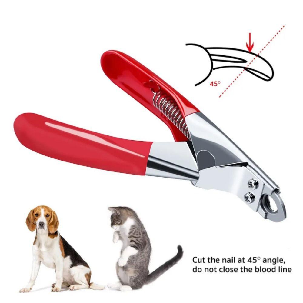 Stainless Steel Cat Nail Clipper Non-rust Dog Nail Shears Cat Nail Trimmer Pet Toes Scissor  Bunny