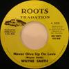 7inch Record WAYNE SMITH  Never Give Up On Love MSC328272 Roots Tradation Jamaica Reggae Ska  Dub Used