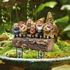 A Group of Happy Dwarfs, 2D Flat Acrylic, Decoration, Suitable for Garden, Lawn, Outdoor, Christmas, Halloween