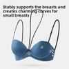 Female Spring and Summer Sexy Thin Shoulder Belt Hang Neck Gather To Prevent Drooping To Receive Pair of Milk Underwear
