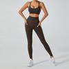 Seamless Yoga Set For Women With Quick Dry Fabric Perfect For Running And Fitness Activities