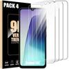 Tempered Glass - e.F.Connection - Xiaomi Redmi 14c - Set of 4 - Ultra-thin - Scratch-resistant