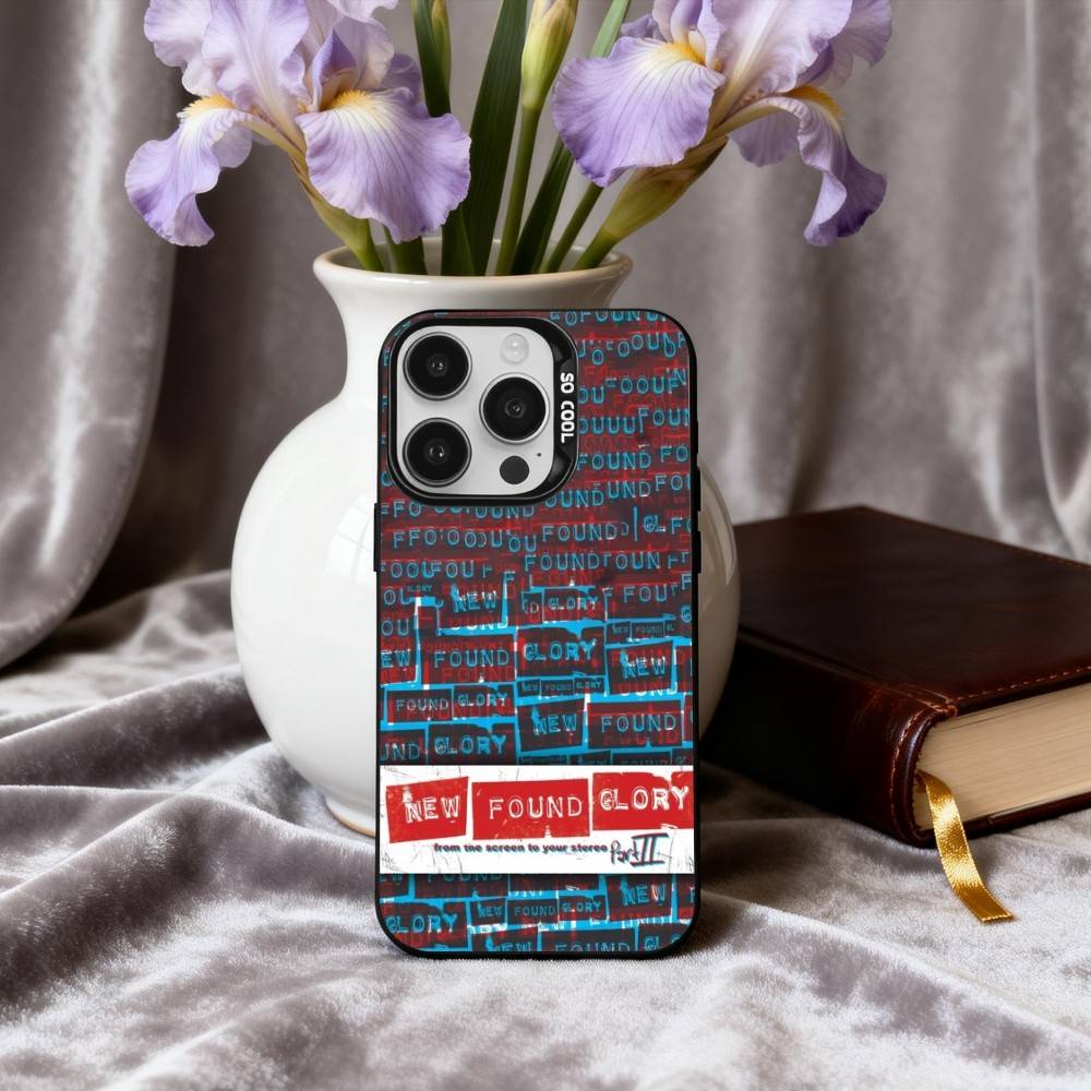 Punk N-New Found Glory Band Phone Case For iPhone17,16,15,14,13,12,11 Plus,Pro Max Candy Silver Plated Inside Cover