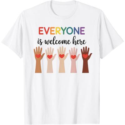 Everyone Is Welcome Here Idaho Teacher T Shirt Unisex Shirt
