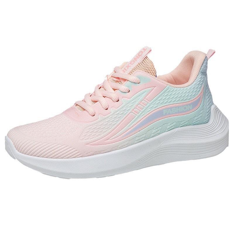 New Spring and Autumn New Ultra-light Running Shoes Sports Shoes Breathable Shock-absorbing Soft-soled Students Lightweight Running Women's Shoes