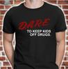 DARE Camicia retro D.A.R.E. maglietta stile vintage anni '90 t-shirt dare