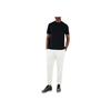 Emporio Armani Fitted Short Sleeve Round Neck Logo T-Shirt Unisex tops Black 3D1TH5-1JORZ-0920