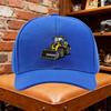 Unisex Baseball Cap Unisexs Vintage Backhoe  Excavator Graphic Baseball Cap Adjustable Snapback Hat with Yellow Design for Outdoo