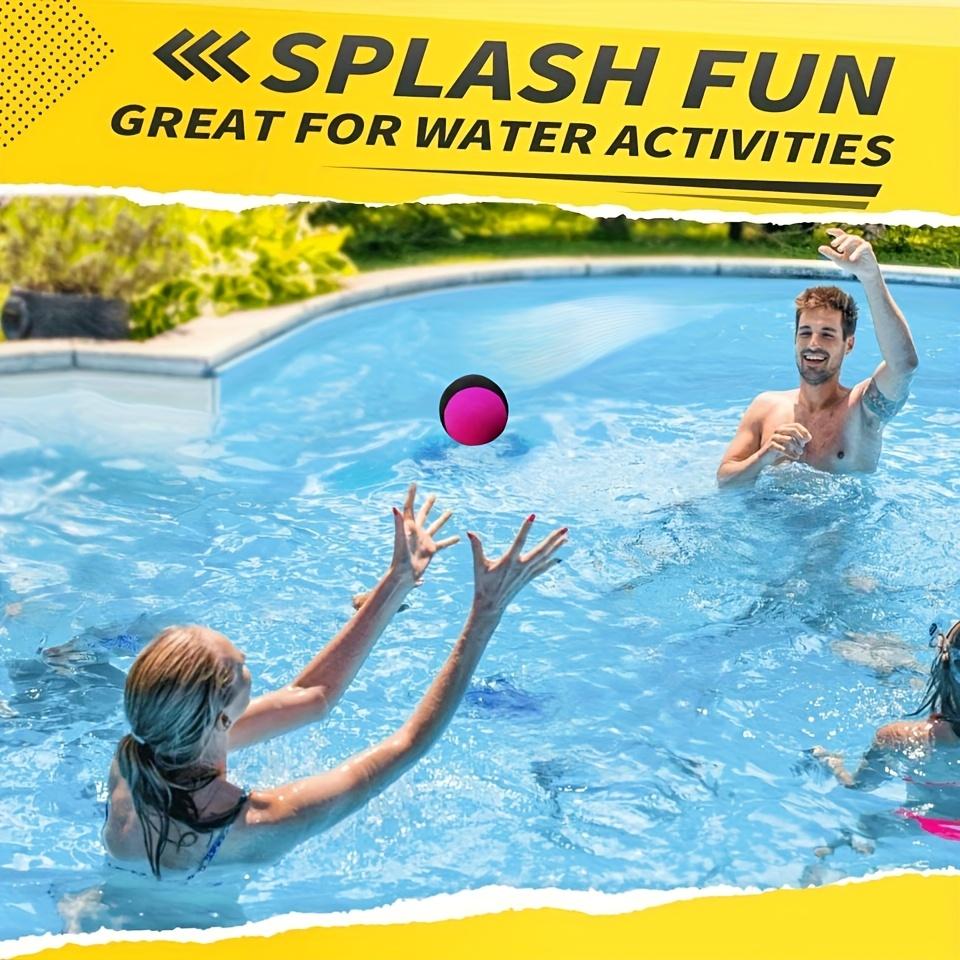 4 /1pc Durable Water - Floating Balls, Elastic Beach Balls -soft and Elastic, for Swimming Pools, Beaches and Outdoor Activities