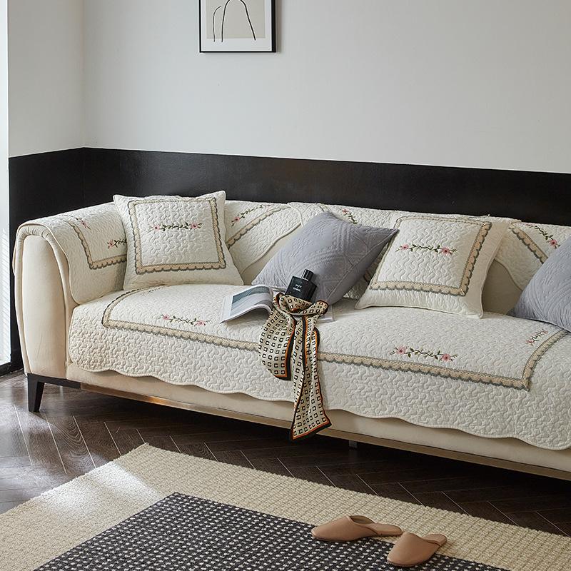 Nordic Style Simple Sofa Cushion Four Seasons Universal Non-Slip Sofa Cover Towel Sofa Cushion Cover Cloth