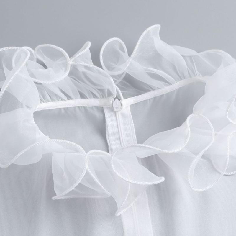 Elegant Detachable Lace Collar And Arm Sleeve Set For Formal Event Breathable Tulle Fabric Fashion Outfit Accessory