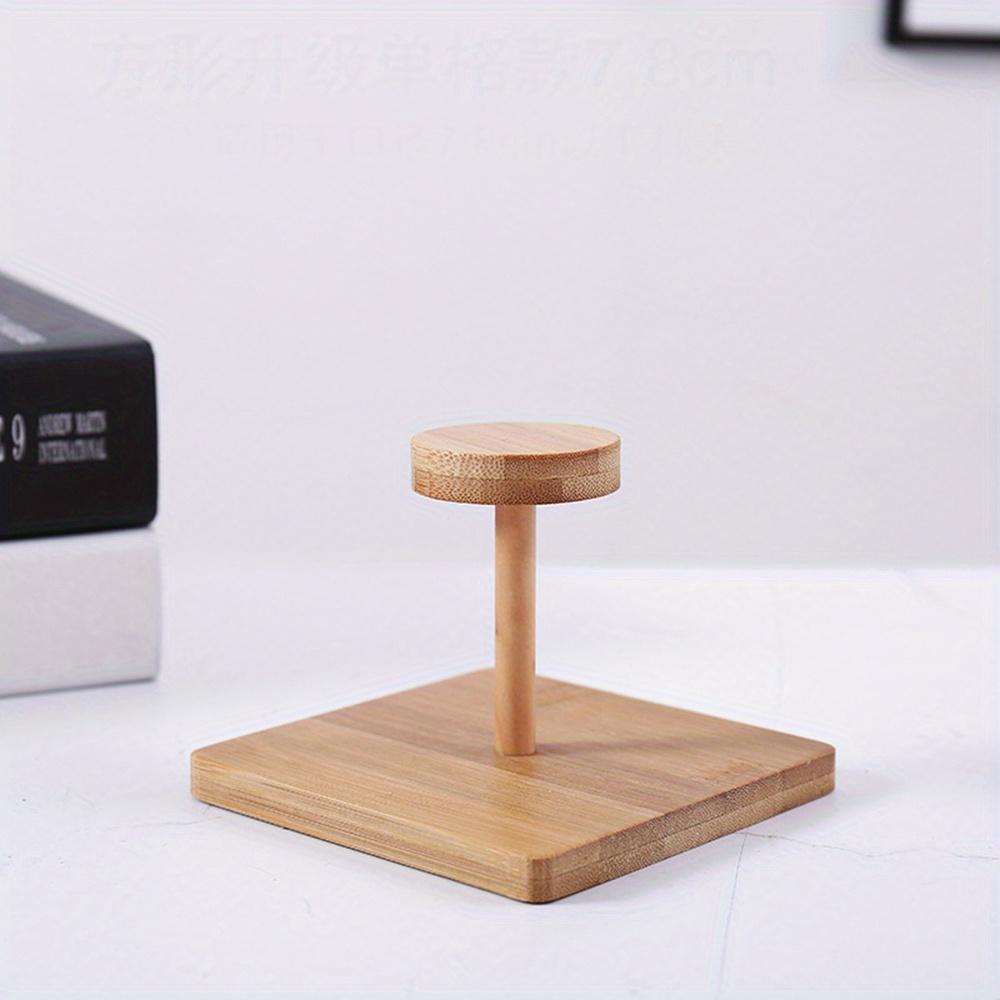 1ks bambusový dřevěný stojan na kelímky kreativní kulatý držák na kelímky pro domácnost na jednorázové papírové kelímky na stůl úložný stojan